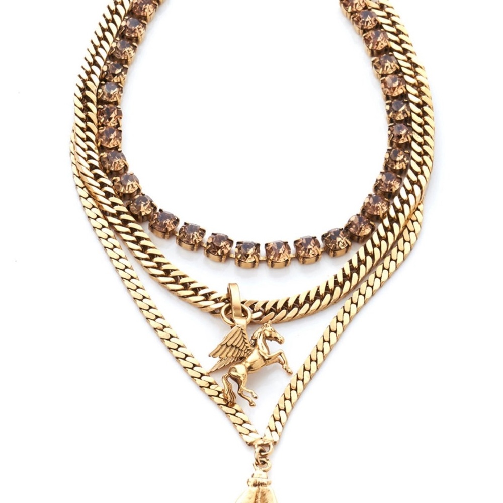 Dylan Lex Gilded Phoenix Necklace